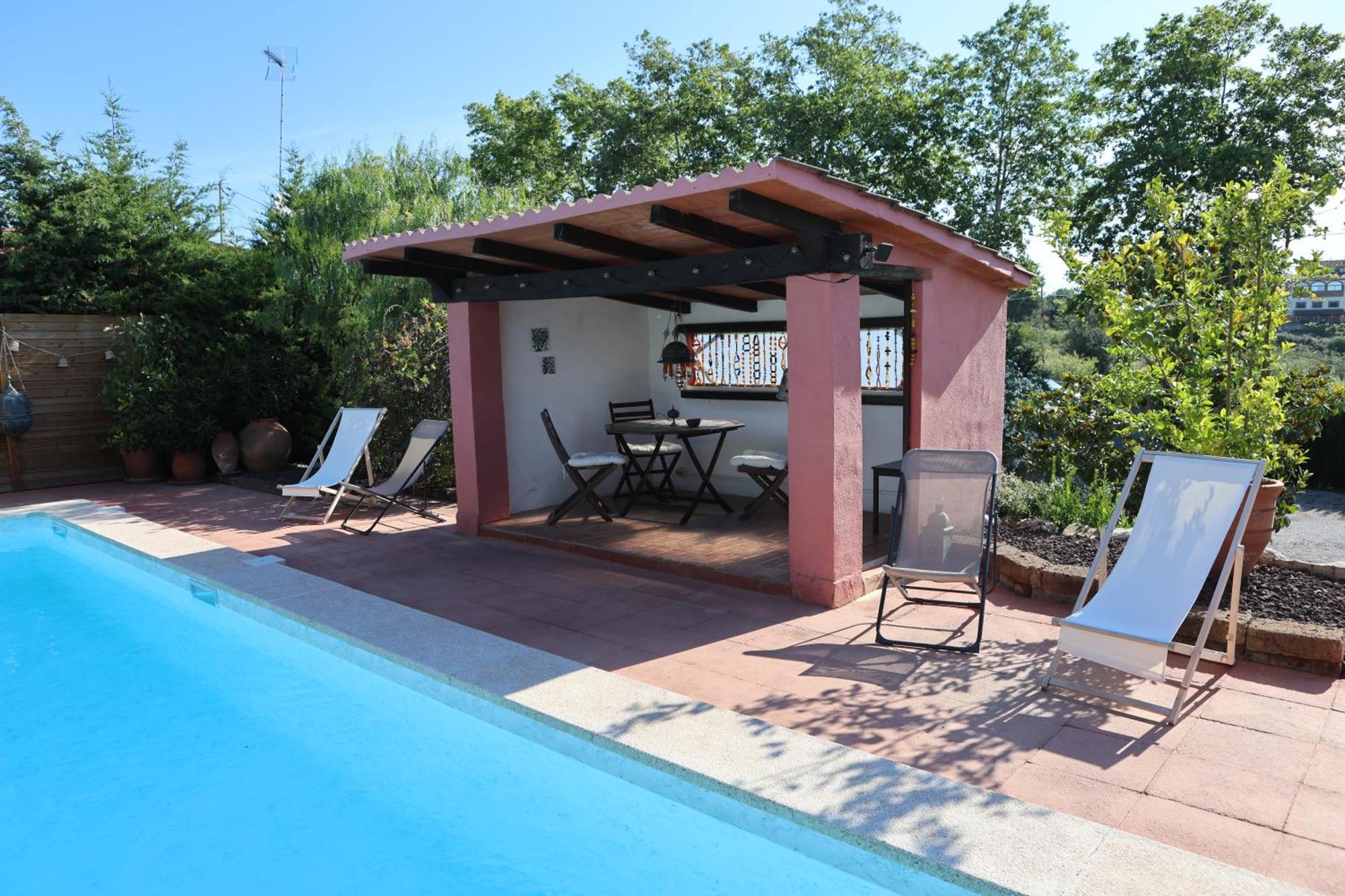 Willa El Cedre Blau Vivienda Con Piscina En Granollers Zewnętrze zdjęcie